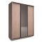 Шкаф-купе Удачный 1 зеркало 1770х600х2300 Венге Темный