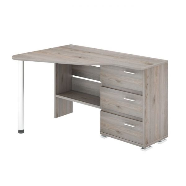 Стол СР-322С, угол левый, 1340 ? 900 ? 740 мм, цвет белый жемчуг