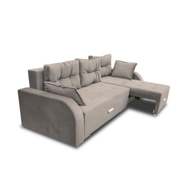 Диван трансформер «Милан», с выдвижным углом, пантограф, рогожка, цвет savana plus beige