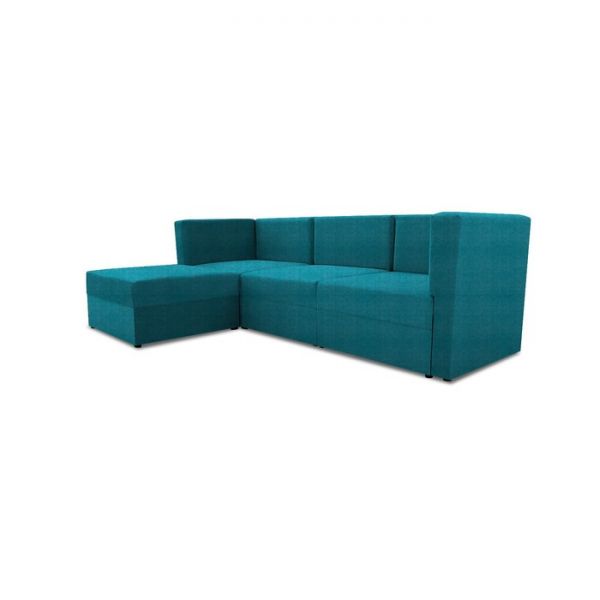 Диван модульный угловой «Бергамо», четыре секции, велюр, цвет shaggy linen