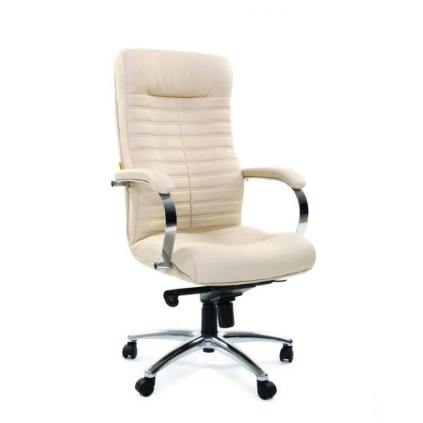Кресло руководителя Chairman 480 экокожа Terra 101 бежевый