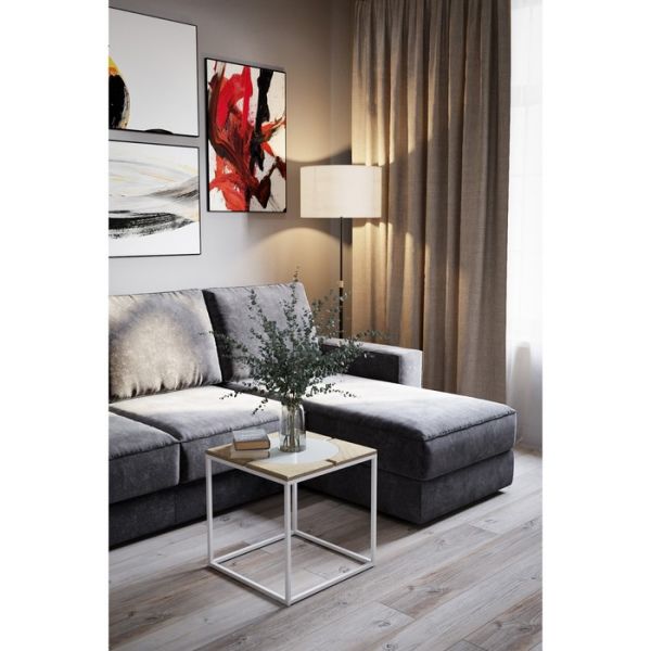 Стол журнальный «Трейн», 450 ? 450 ? 450 мм, цвет белый