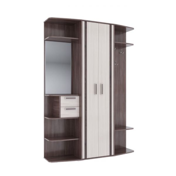 Прихожая Визит 1450х360х2020 Бодега темный/светлый