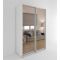Шкаф-купе «Акцент-Сим ЗЗ», 1200 ? 600 ? 2310 мм, зеркало, цвет выбеленное дерево