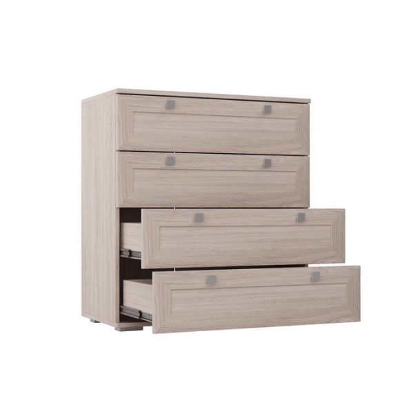 Комод К-22 РИВЬЕРА 875х800х420 Ясень Шимо Светлый