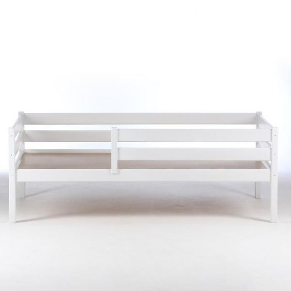 Кровать Сева, спальное место 1600х800, цвет Белый, Массив Берёзы