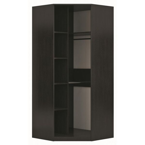 Шкаф угловой «Люсси», 931 ? 931 ? 2120 мм, правый, цвет венге / дуб девон