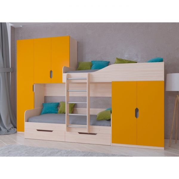 Детский комплекс «Лео», цвет дуб молочный/дуб шамони