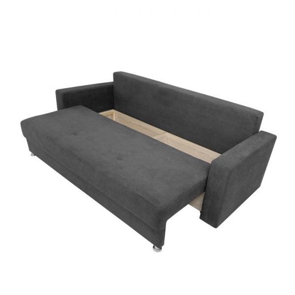 Прямой диван «Токио», механизм еврокнижка, цвет коричневый