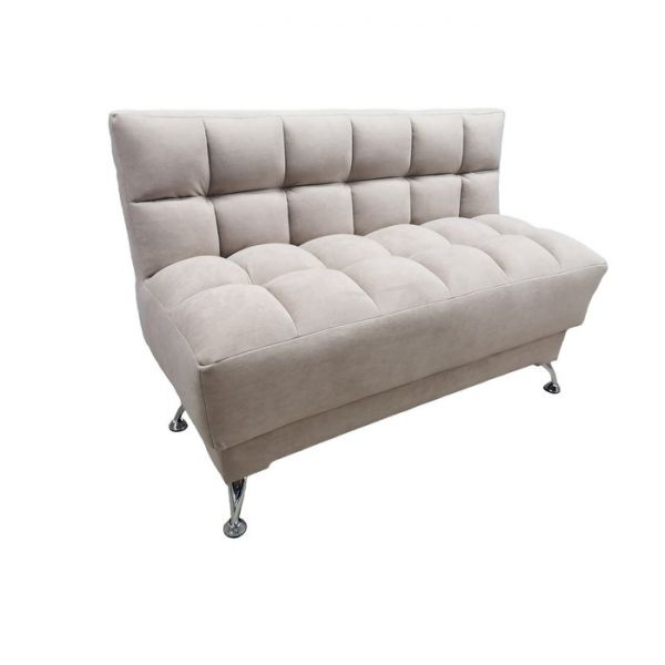 Диван «Честер», нераскладной, пружинный блок боннель, ткань велюр, цвет серый