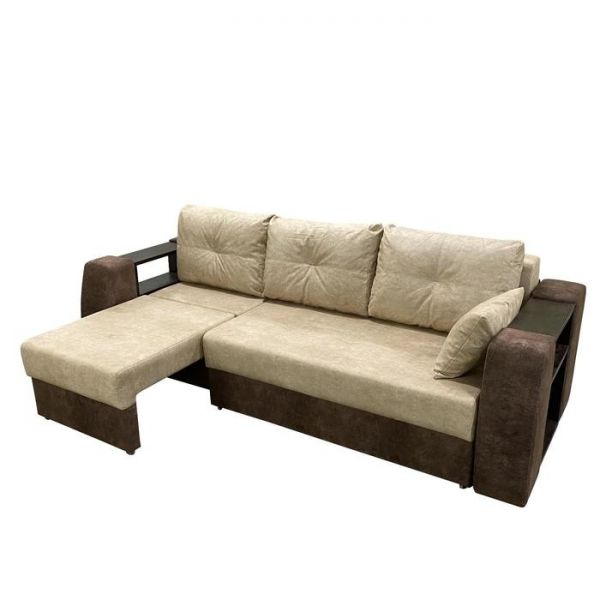 Диван-трансформер «Оптимус», цвет эмилия милк / эмилия дарк браун