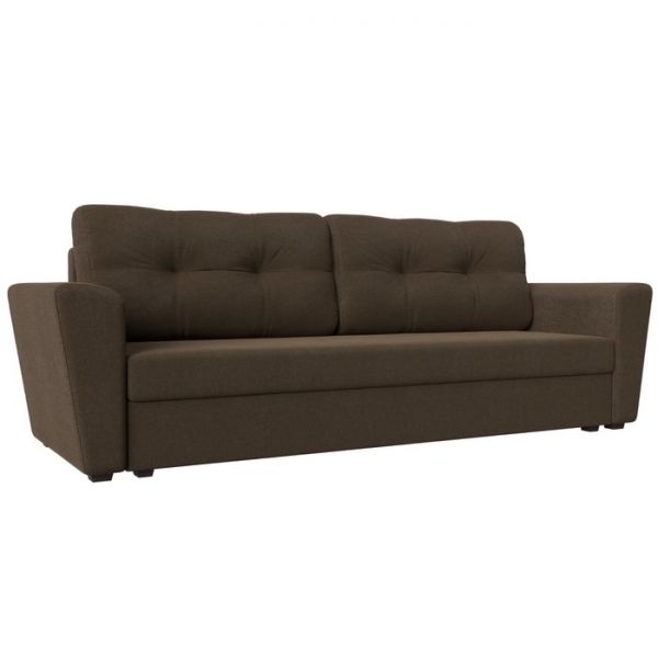 Диван прямой «Амстердам лайт», еврокнижка, рогожка, цвет бежевый