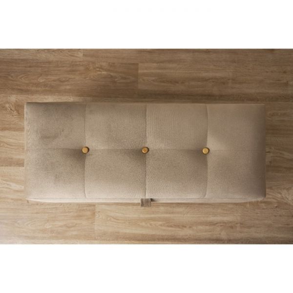 Банкетка прямоугольная «Олимпия», с ПМ, велюр, цвет velutto 05