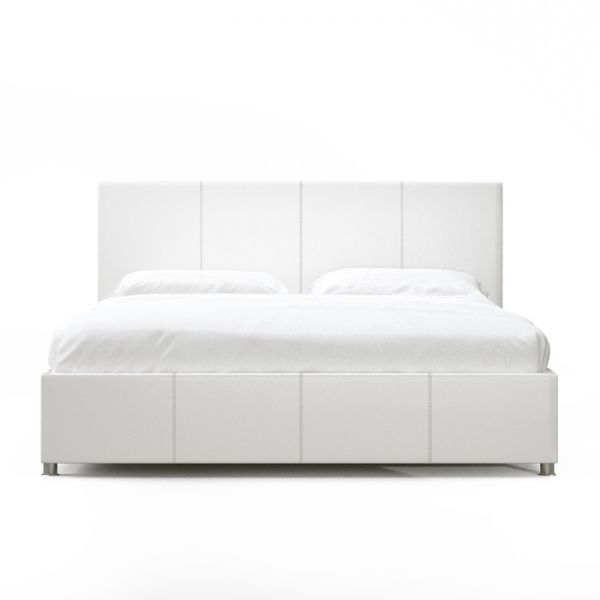 Кровать «Атриум» без ПМ, 1600 ? 2000, встроенное основание, цвет взбитые сливки