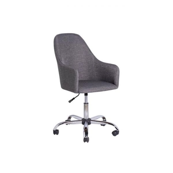Офисный стул Дэгни Мидеа 16 серый/ Хром