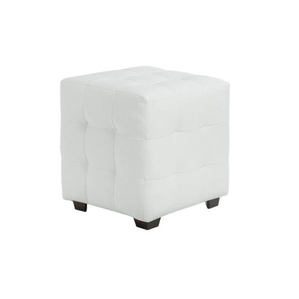 Пуф Стенли, 400х400х420, Белый