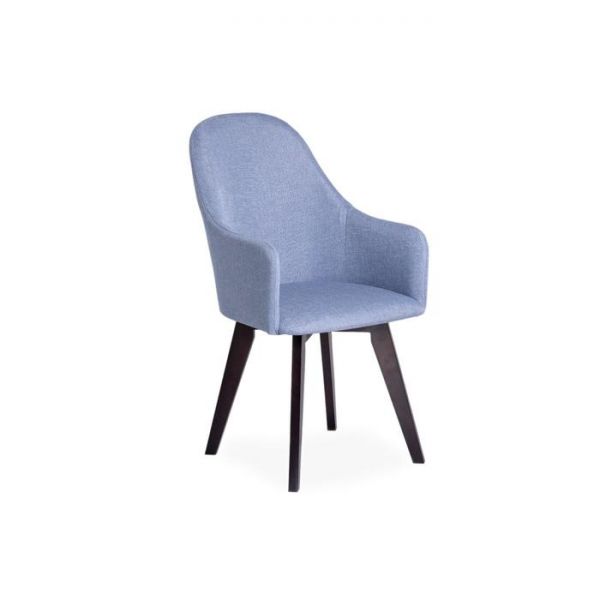 Стул Дэгни Мидеа 03 голубой/ Стандарт массив Венге