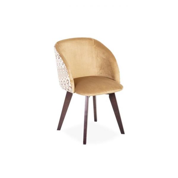 Стул Милли Велюр 13 карамель/ Стандарт массив Венге