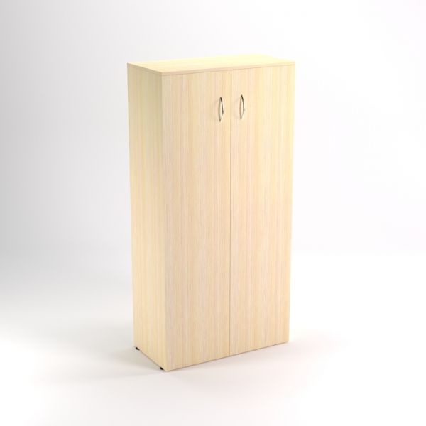 Шкаф для документов средний НШ-19, 760 ? 380 ? 1520 мм, белый шагр