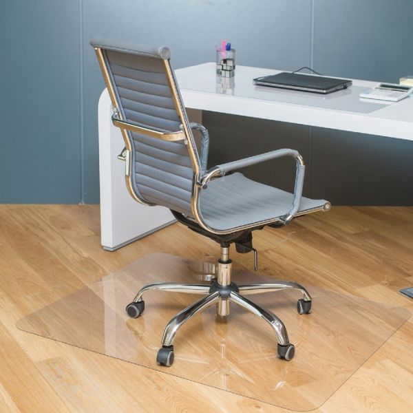 Коврик защитный для напольных покрытий BRABIX, поликарбонат, 90х120 см, глянец, 1 мм