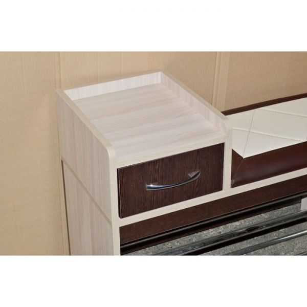 Обувница Ольга 5 Ясень шимо светлый/венге