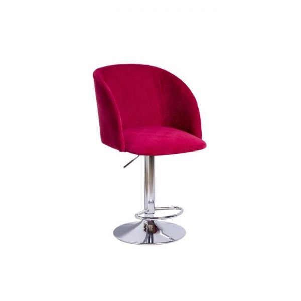 Барный стул Милли Катания велюр изумруд/ хром