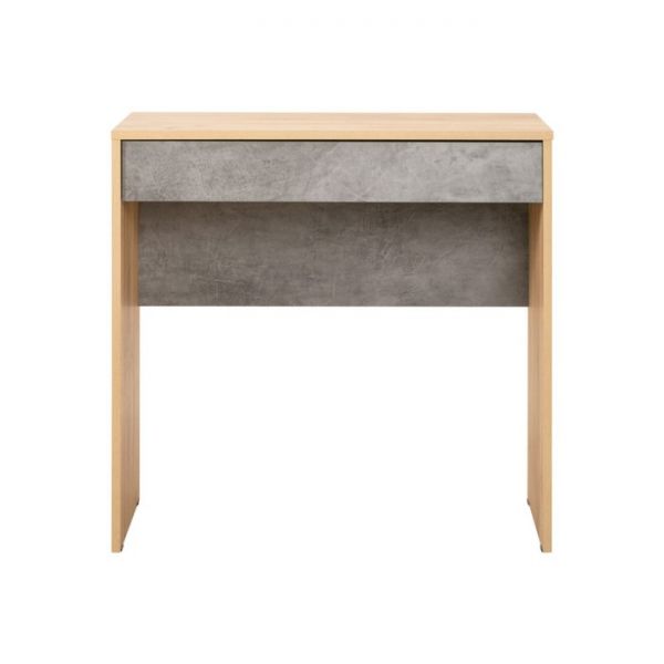 Стол письменный Крафт 12.35, 790х372х753, Камень темный/Дуб крафт золотой