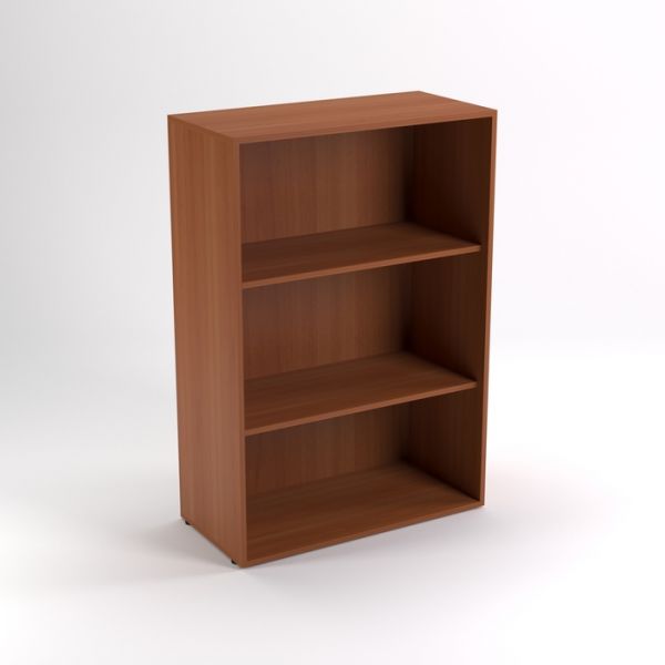 Шкаф стеллаж низкий НШт-4, 760 ? 380 ? 1153 мм, белый шагр