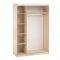 Шкаф-купе Бася-1 2100х1400х560 дуб сонома/ясень анкор светлый