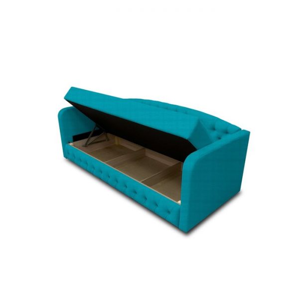 Диван-кровать с каретной стяжкой «Гарвард 2», велюр, цвет shaggy wine