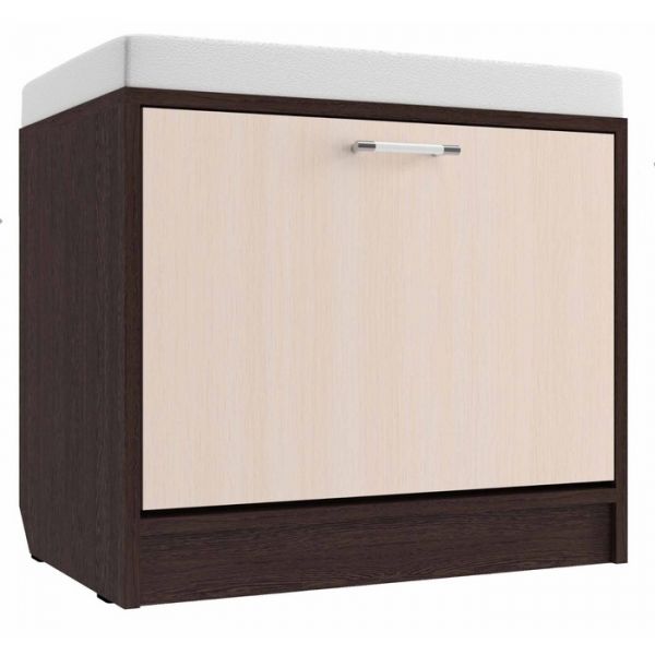 Обувница Об-3 560х600х400 Дуб Выбеленный/Венге