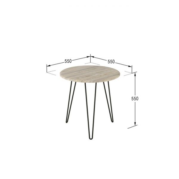 Стол журнальный «РИД 530», 550 ? 550 ? 550 мм, цвет дуб американский