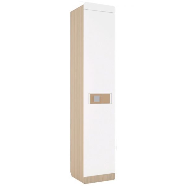 Пенал «Стиль 5.1», левый, 400 ? 416 ? 2040 мм, цвет туя светлая / кофе с молоком