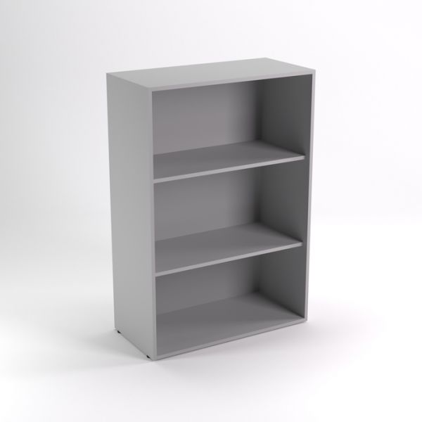 Шкаф стеллаж низкий НШт-4, 760 ? 380 ? 1153 мм, белый шагр