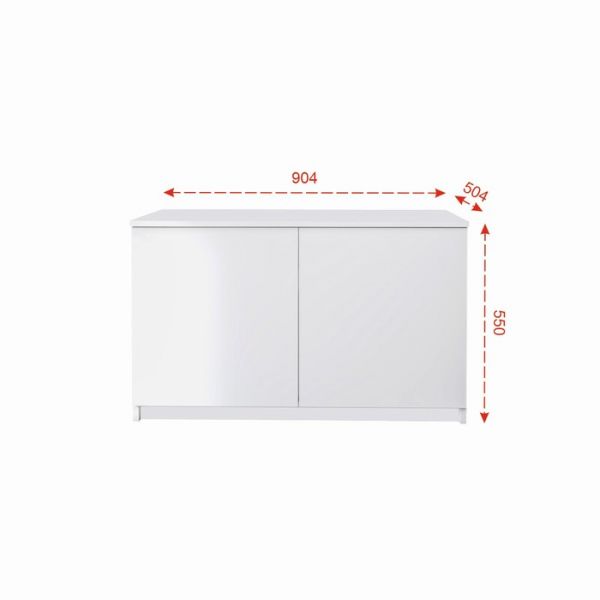 Тумба Мори 904х504х550 белый