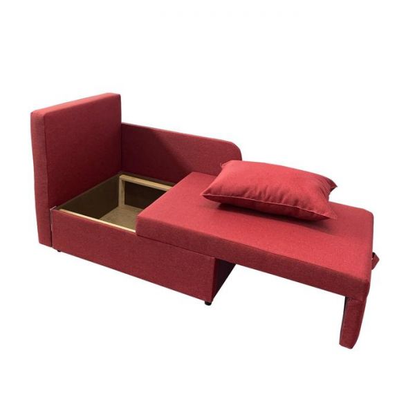 Диван "NEXT NICE" ткань велюр Shaggy RED