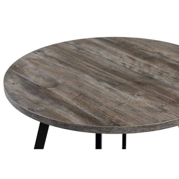 Стол ГЕРМЕС D-1050 Сосна Пасадена/Опора Гермес, Гаспар-К, Черный матовый