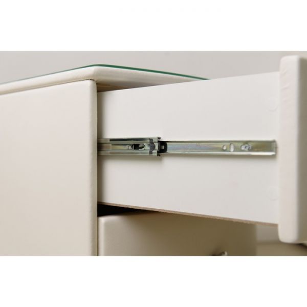 Тумба «Люнетта», 2 ящика, 500 ? 450 ? 450 мм, цвет взбитые сливки