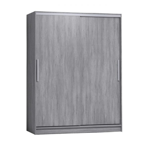 Шкаф-купе Strike, 1600 ? 595 ? 2105 мм, ЛДСП, цвет белый