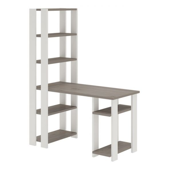 Компьютерный стол, 1300 ? 650 ? 1800 мм, цвет белый