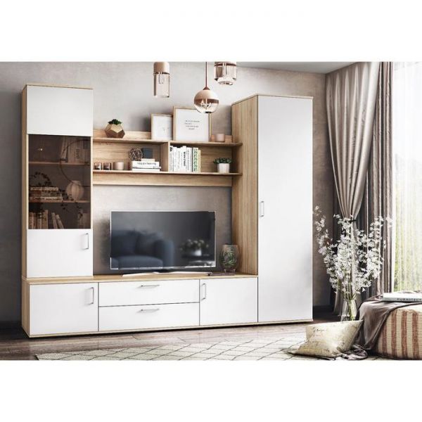 Полка навесная ЛАЙТ 500х1800х250 Дуб Сонома