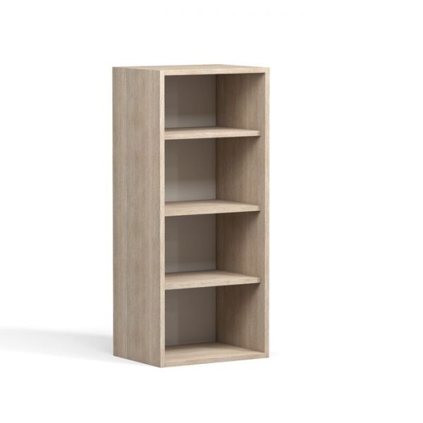 Шкаф навесной Анжелика 400х300х920 Дуб молочный/Ясень