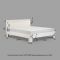 Кровать «Азалия 14 М» без ПМ, 1400 ? 2000, без основания, цвет бодега белый/белый пунто