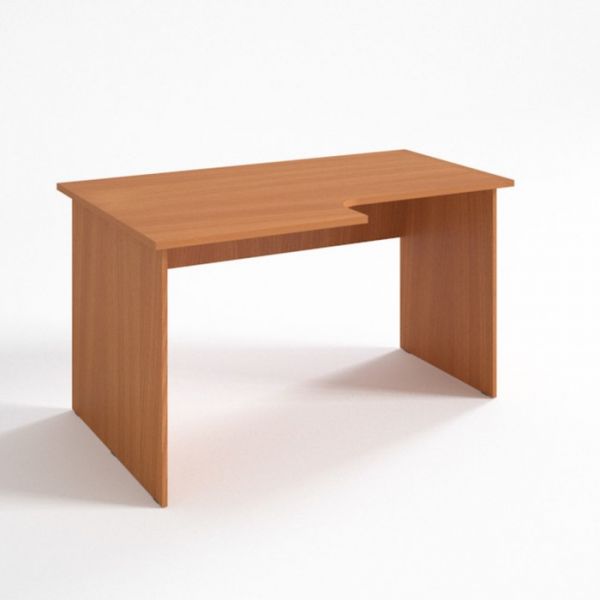 Стол угловой левый СЛ14.10.6, 1400х1000/600х750 мм, бук светлый