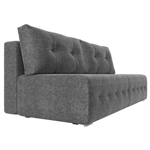 Прямой диван «Лондон», механизм еврокнижка, рогожка, цвет коричневый