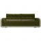 Диван прямой «Марсель», механизм еврокнижка, микровельвет, цвет бежевый / зелёный