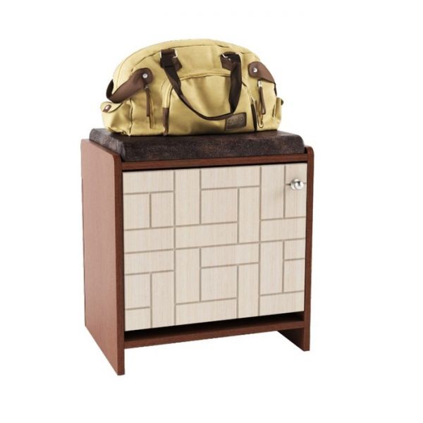 Тумба для обуви ВОСТОК 464х350х480 венге-конго/дуб выбеленный