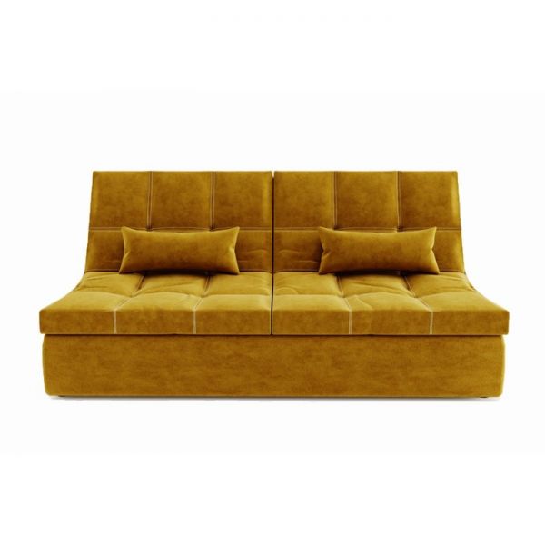 Прямой диван «Калифорния 3», велюр, цвет селфи 01
