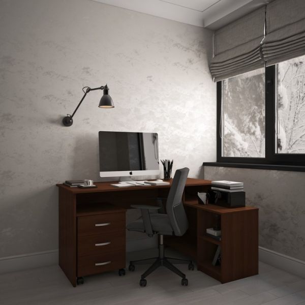 Стол письменный «Олимп», 1500 ? 1087 ? 750 мм, цвет орех