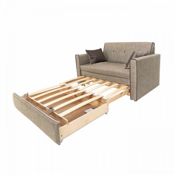 Диван прямой «Марк», механизм выкатной, цвет макро 157 / макро 281